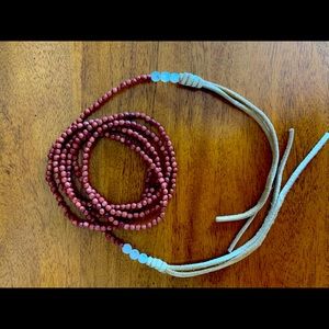Beaded Wrap Necklace